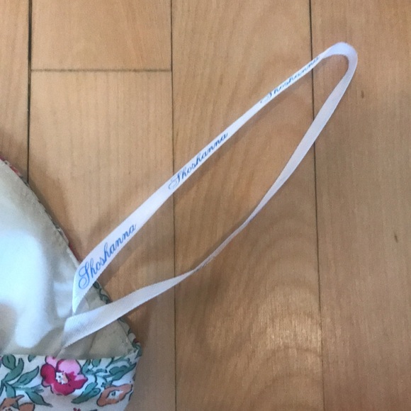 Vintage Shoshanna strapless floral dress - Picture 3 of 4